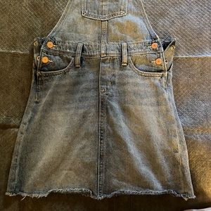 Denim overalls “dress” never been worn